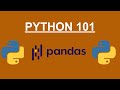 Python Pandas Tutorial for beginners: Python for data analytics