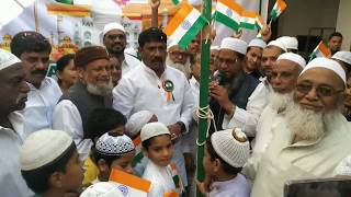 Railway Kodur YSRCP MLA K.Srinivasulu hoists National flag on Republic day