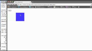 JS 4U 107: The delay() function in JQuery