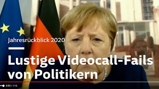 Die Videokonferenz-Pannen der Politiker