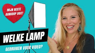 Welke lamp gebruiken voor video?