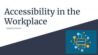 Publishing Accessibility Support Systems