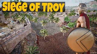 500K SPARTANS LAY SIEGE ON CITY OF TROY | Ultimate Epic Battle Simulator 2 | UEBS 2