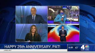 Happy 25 Years With NBC New York, Pat Battle! | NBC New York