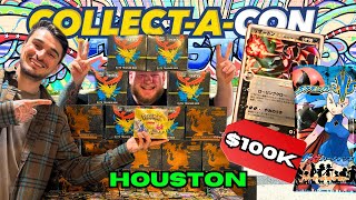 Spending OVER $100K on POKEMON CARDS at Houston Collectacon