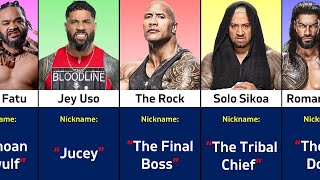 Nicknames of WWE Anoa'i Family Wrestlers