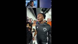 Lionel Messi Aired Me ๐ญ | IShow Speed Funny Reaction #Messi #IShowSpeed #lionelmessi