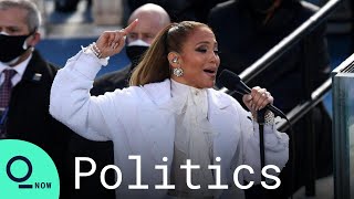 Jennifer Lopez Sings 'This Land is Your Land,' 'America the Beautiful' at Inauguration