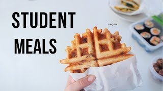 Packed Vegan Lunch Ideas for Students! (easy & cheap)
