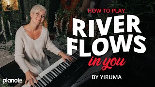 How to play River Flows In You by Yiruma 🎹  (Beginner Piano Tutorial)