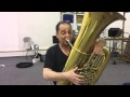 Tuba excerpt Die Meistersinger Solo Played on an Alex 163