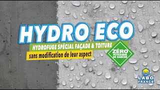 Imperméabilisant hydrofuge extérieur, imperméabiliser façade mur toiture, sans solvant HYDRO ECO