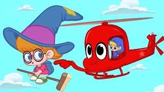 Playing Magical Tag with Morphle and Phoebe the Witch girl! Animation episode for kids