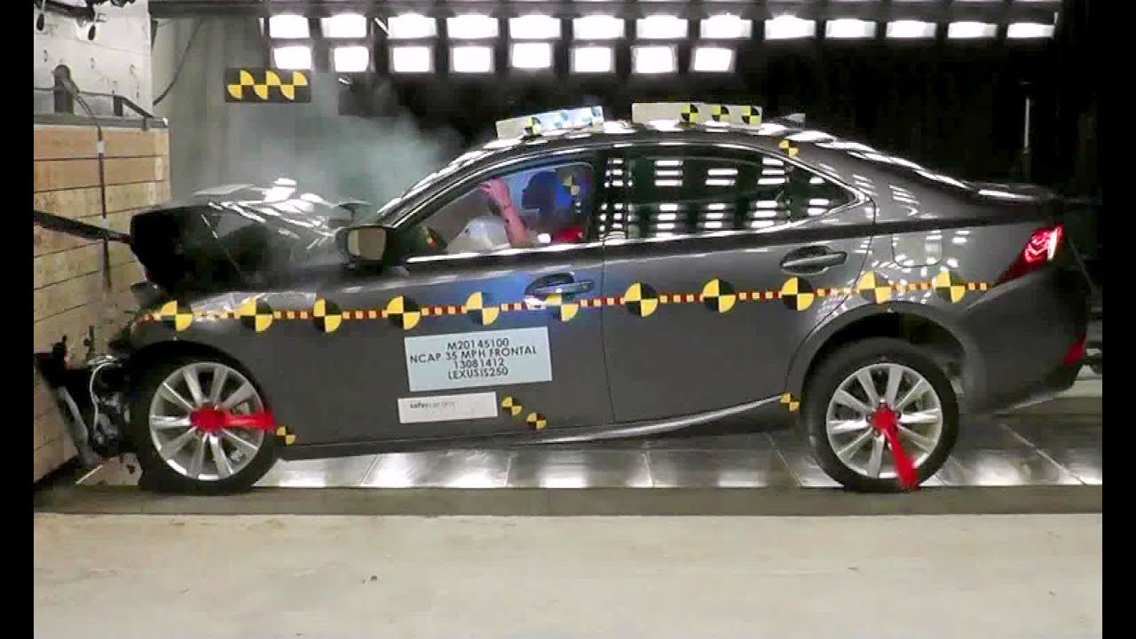 2014 Lexus IS | Frontal Crash Test By NHTSA | CrashNet1 - YouTube