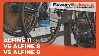 Porównanie Shimano Alfine 11 vs Alfine 8 vs Nexus 8. Różnice piast planetarnych