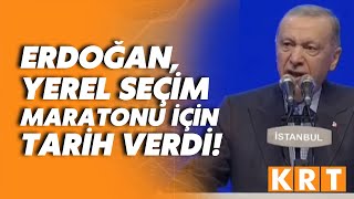 Erdoğan yerel seçim startını açıkladı: Milletimizin karşısına çıkıyoruz!