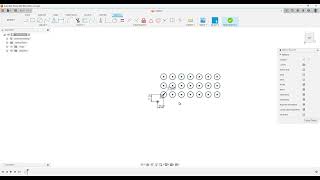 Rectangular Pattern Sketch Tool -- Fusion 360