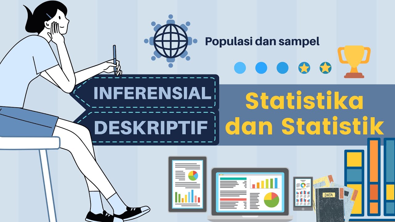 PERBEDAAN STATISTIK DESKRIPTIF DAN INFERENSIAL - YouTube