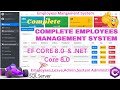 EP 1 Complete Employees Management System Using ASPNET Core MVC, EF Core,SQL|AdminLTE| Perform CRUD💥