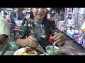 Breakfast @ Kandal Market - Braised pork rice with pork skin and duck eggs