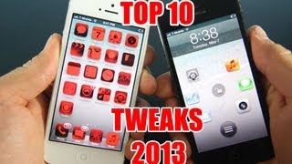 Top 10 Cydia Tweaks 2013 - iPhone & iPod Touch on iOS 6.1.3, 6.1.2 & Below!