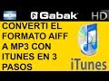 Converti el formato AIFF a MP3 con itunes en 3 pasos Converti el formato AIFF a MP3 con itunes en 3 pasos
