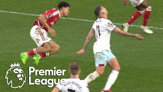 Kalvin Phillips sent off for dangerous tackle v. Nottingham Forest | Premier League | NBC Sports