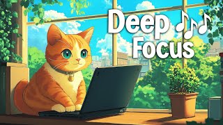 Orenye Focus 🐱‍💻 Lofi Work Focus🎧Beats Ghibli Inspired Atmosphere / Study / Chillout / Focus / Relax