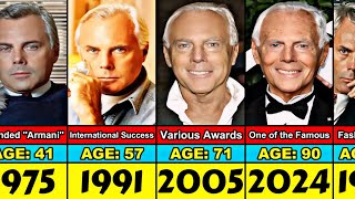 Giorgio Armani Transformation From 0 to 90