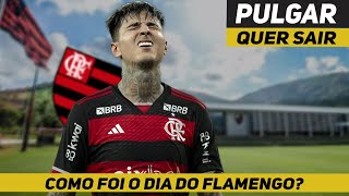 FLAMENGO TREINA E EMBARCA HOJE PARA OS EUA / PULGAR QUE SAIR...