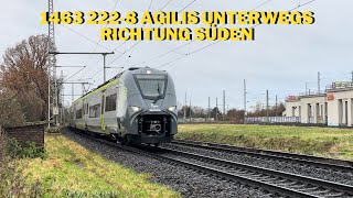 1463 222-8 agilis unterwegs Richtung Süden