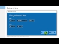 How to change date and time in Windows 10