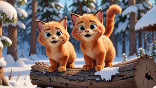 Five Little Kittens - Animated Nursery Rhymes