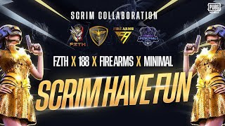 SCRIM HAVE FUN COLLABORATION FZTH X 188 X FIRE ARMS X MINIMAL