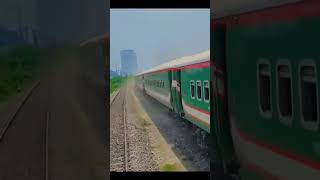 ধুলা উড়িয়ে দুই ট্রেনের ক্রসিং।। ⭐🔥⭐ #shorts #trains #cross