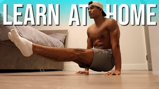Home L-Sit Workout For Absolute Beginners | NO EQUIPMENT (Calisthenics for Beginners)