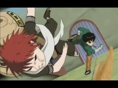 Especial Naruto Clássico: Rock Lee Vs Gaara - YouTube