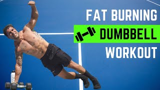 Intense 5 Minute Full Body Fat Burning Workout With Dumbbells