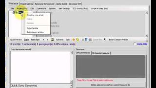SpinnerChief Tutorial PRO