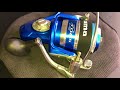 okuma s blue azores z6000h spinning reel