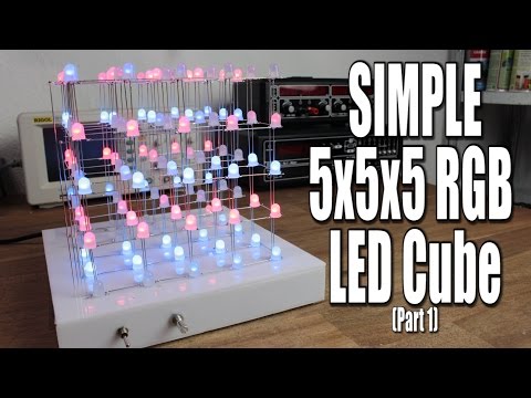 Make your own SIMPLE 5x5x5 RGB LED Cube (Part 1) Make your own SIMPLE 5x5x5 RGB LED Cube (Part 1)