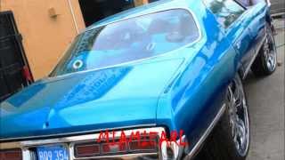 SUDAMAR PAINT AND BODY- CANDY TEAL 72' 4 DOOR DONK ON 30\