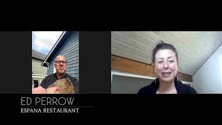 Angie Kirk REALTOR® interviews Ed Perrow owner of Espana Restaurant