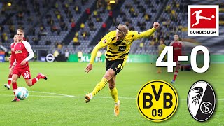 Haaland & Reyna team in perfection | Dortmund - Freiburg | 4-0 | Highlights | MD3 – Bundesliga 20/21