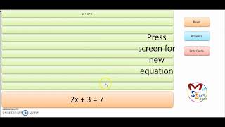 Bingo Equations