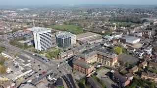 Potters Bar drone video footage