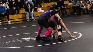 Willow Liles 12-3-24 Porter Ridge Middle School Wrestling (Wrestling) Match 1- Monroe, NC (11 yo)