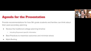 Stuyvesant Freshman Family Workshop: College Admissions 5-28-24