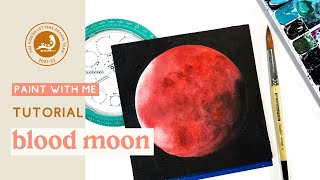 How to Paint a Blood Moon Tutorial