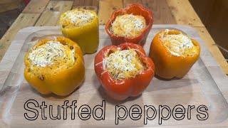 STUFFED PEPPERS!!! 30min dinner